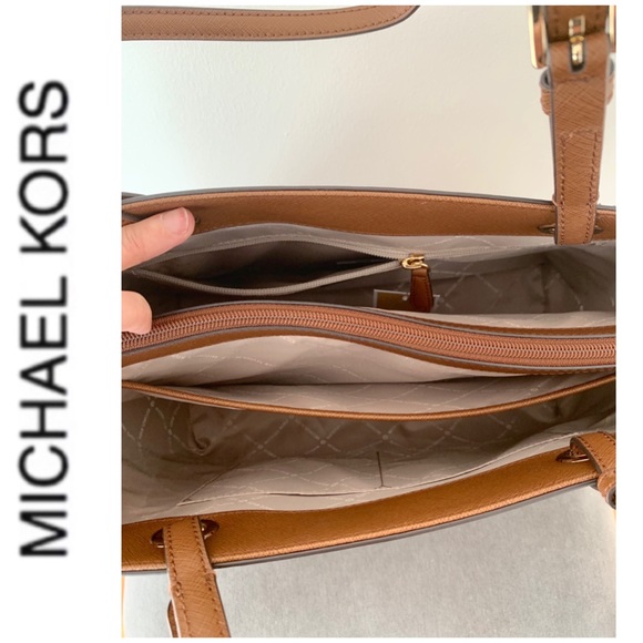 NWT authentic MK Walsh leather tote luggage - Picture 5 of 6